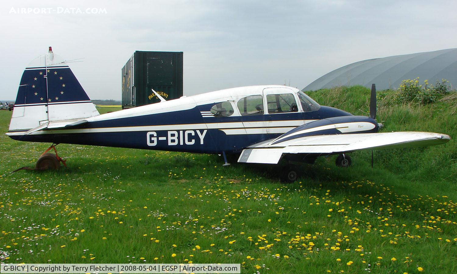 G-BICY, 1960 Piper PA-23-160 Apache C/N 23-1640, Piper Apache at Peterborough Sibson