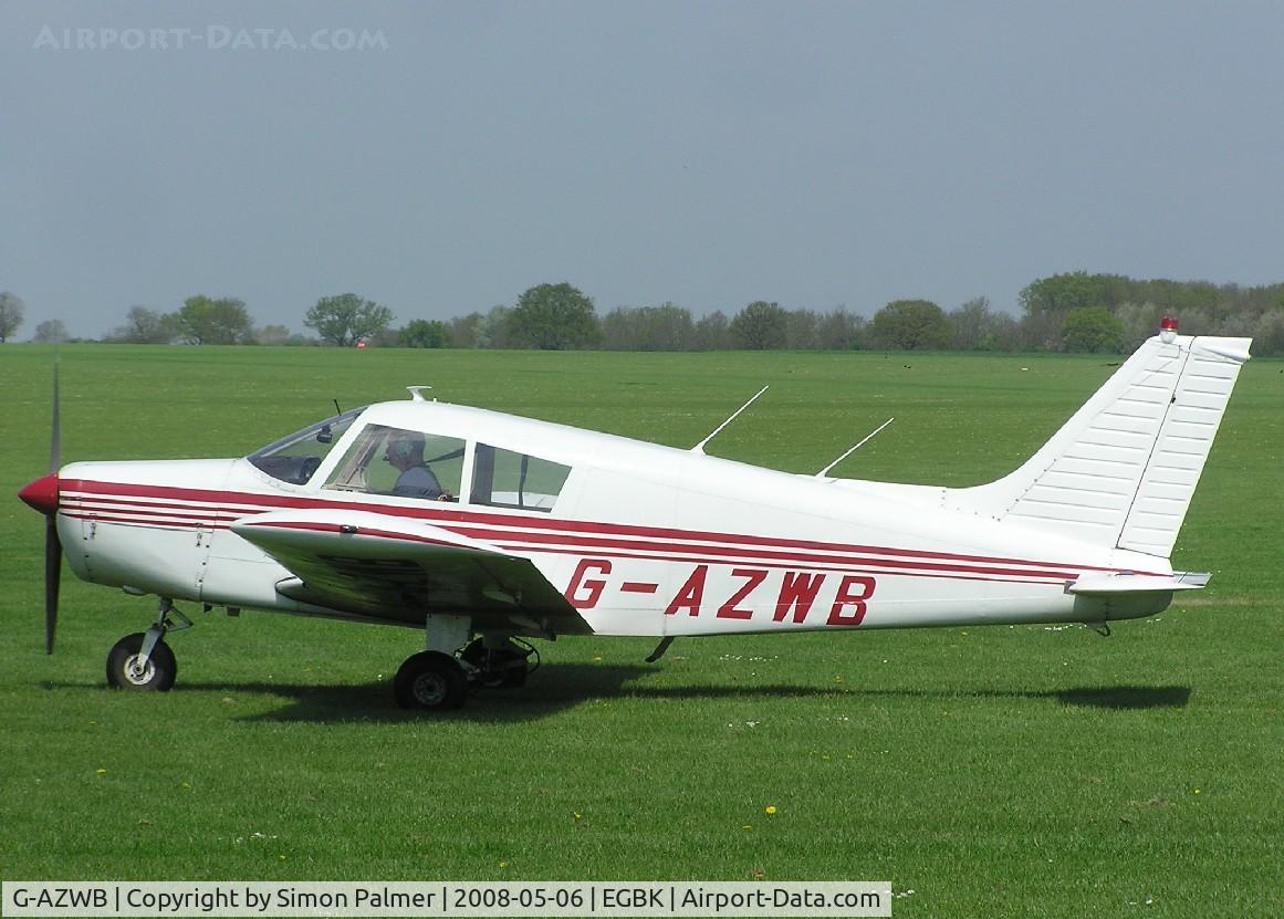 G-AZWB, 1972 Piper PA-28-140 Cruiser C/N 28-7225244, PA-28 visiting Sywell