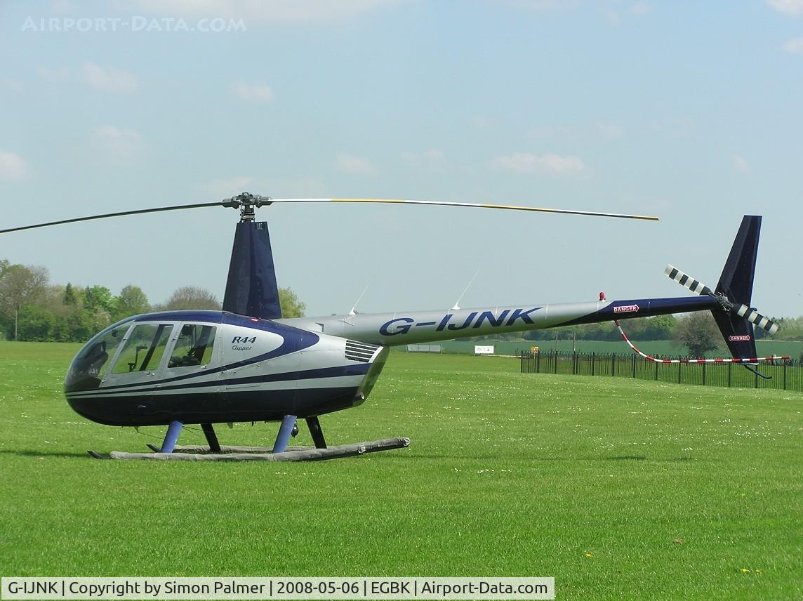 G-IJNK, 2000 Robinson R44 Clipper C/N 0780, R44 Clipper visiting Sywell