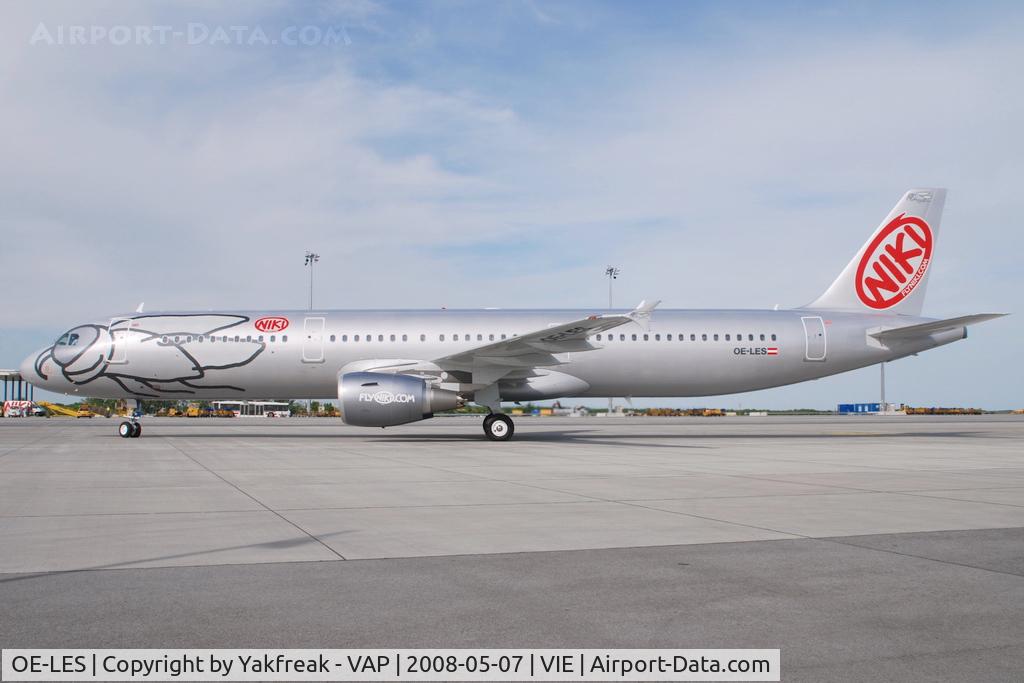 OE-LES, 2008 Airbus A321-211 C/N 3504, Flyniki Airbus 321