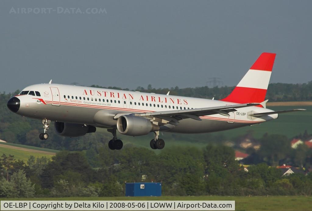 OE-LBP, 1998 Airbus A320-214 C/N 797, 50yearsAUSTRIAN AIRLINES -RETRO BUS