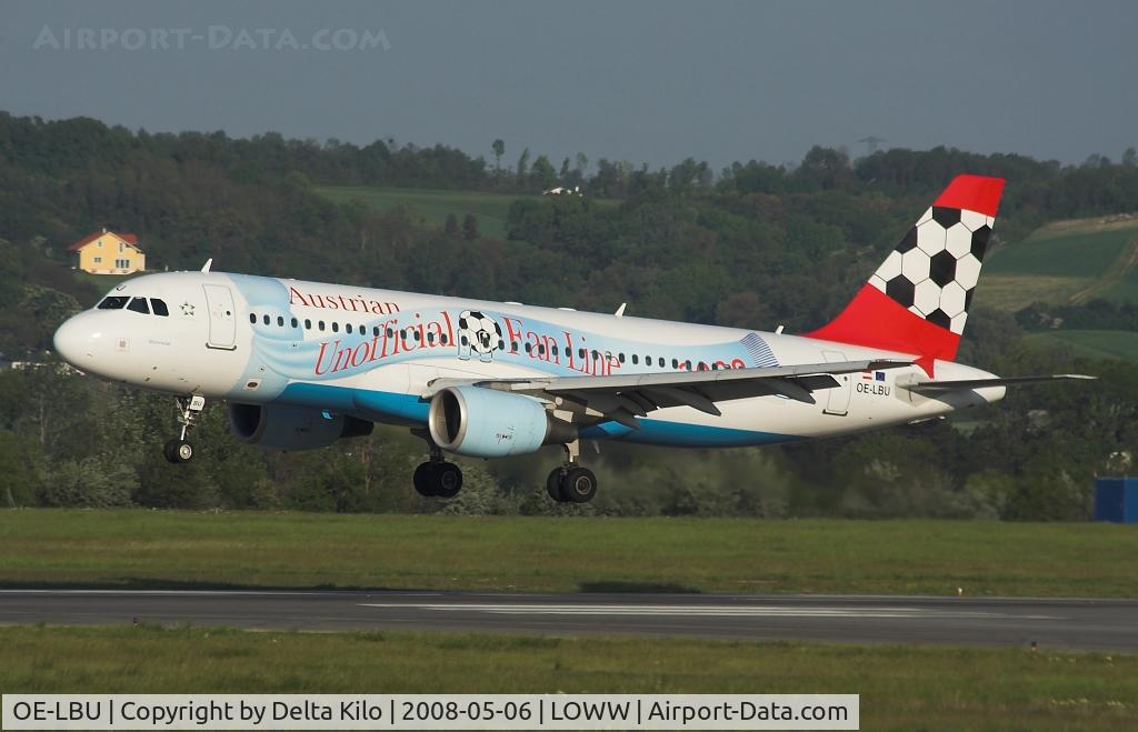OE-LBU, 2001 Airbus A320-214 C/N 1478, AUSTRIAN