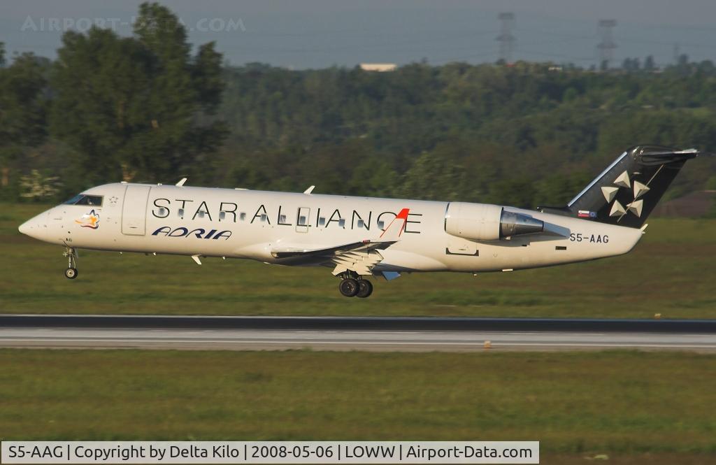 S5-AAG, 2000 Canadair CRJ-200LR (CL-600-2B19) C/N 7384, ADRIA in color Staralliance