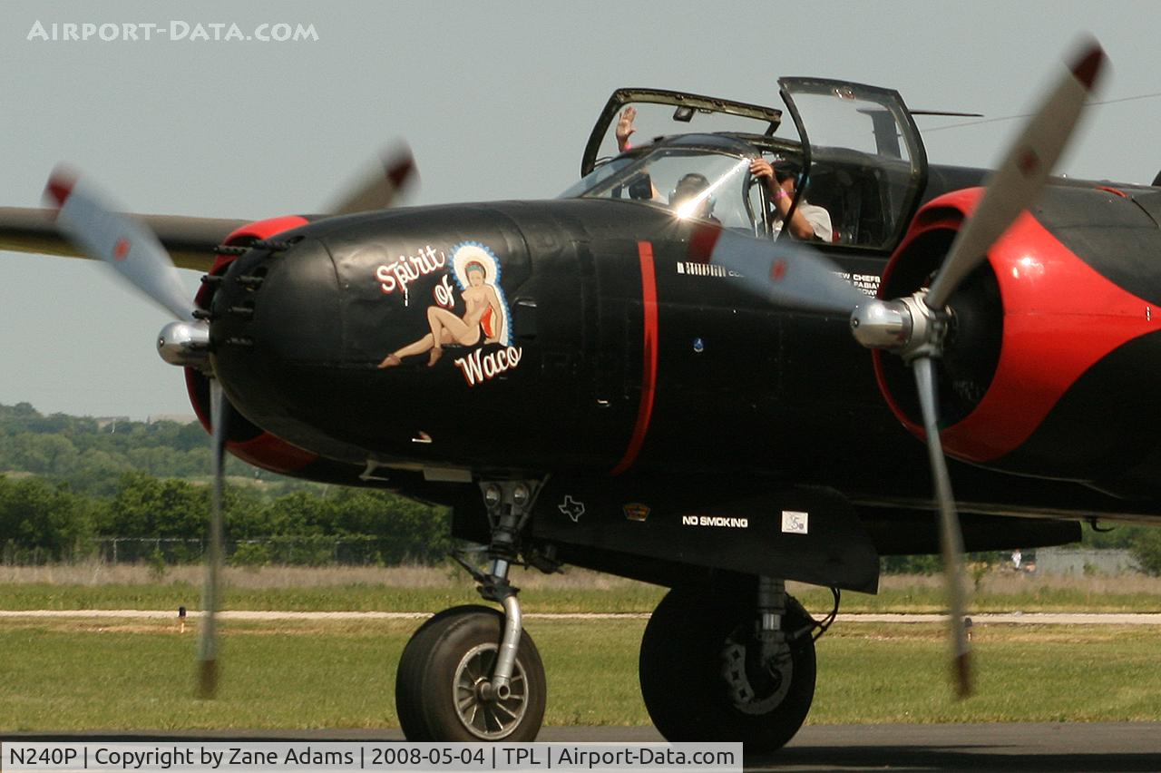 N240P, 1943 Douglas A-26B Invader C/N 7140, At Central Texas Airshow