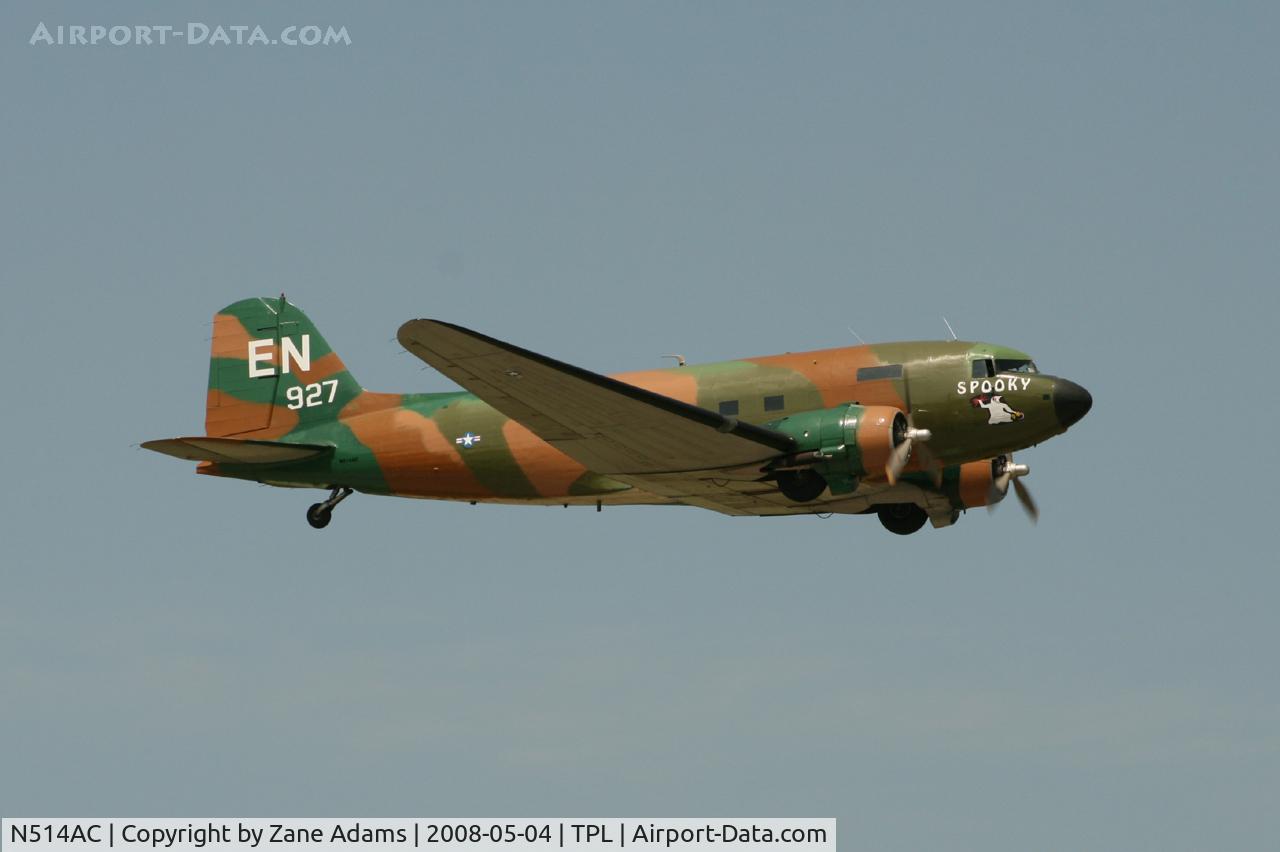 N514AC, 1944 Douglas DC3C (R4D6) C/N 26558, At Central Texas Airshow