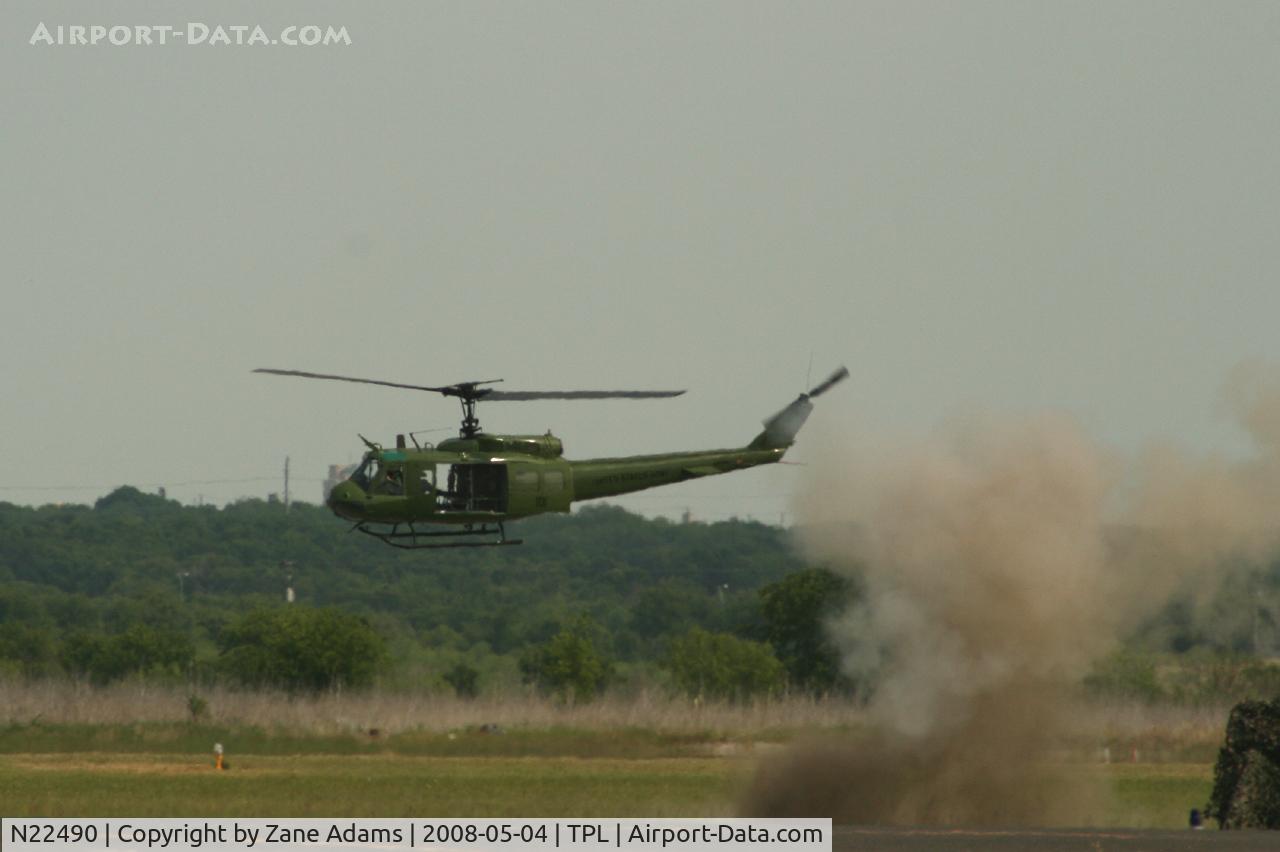 N22490, 1974 Bell UH-1V Iroquois C/N 13814, At Central Texas Airshow