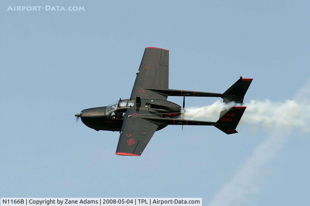 N1166B, 1967 Cessna O-2A Super Skymaster C/N 337M-0089, At Central Texas Airshow - 02 Lady's ride!