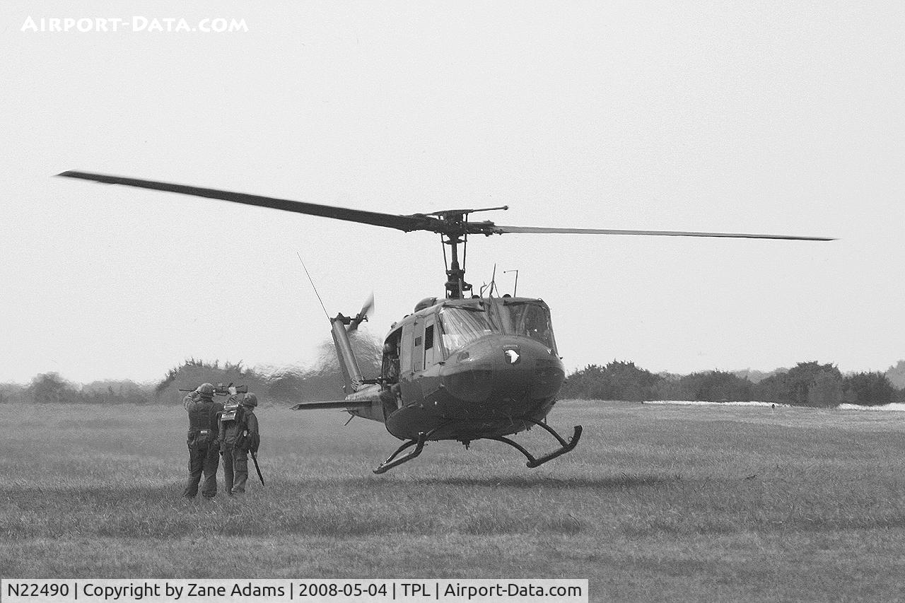 N22490, 1974 Bell UH-1V Iroquois C/N 13814, At Central Texas Airshow