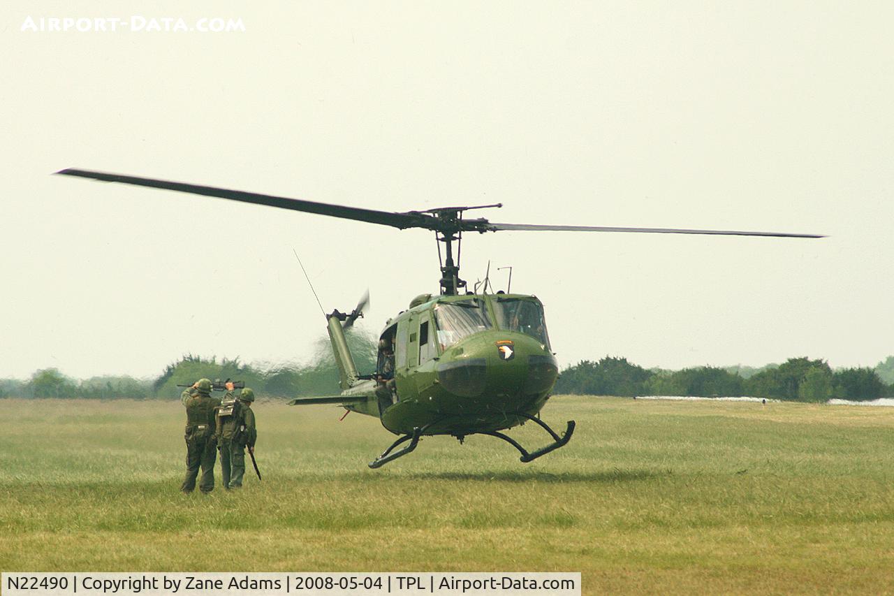 N22490, 1974 Bell UH-1V Iroquois C/N 13814, At Central Texas Airshow