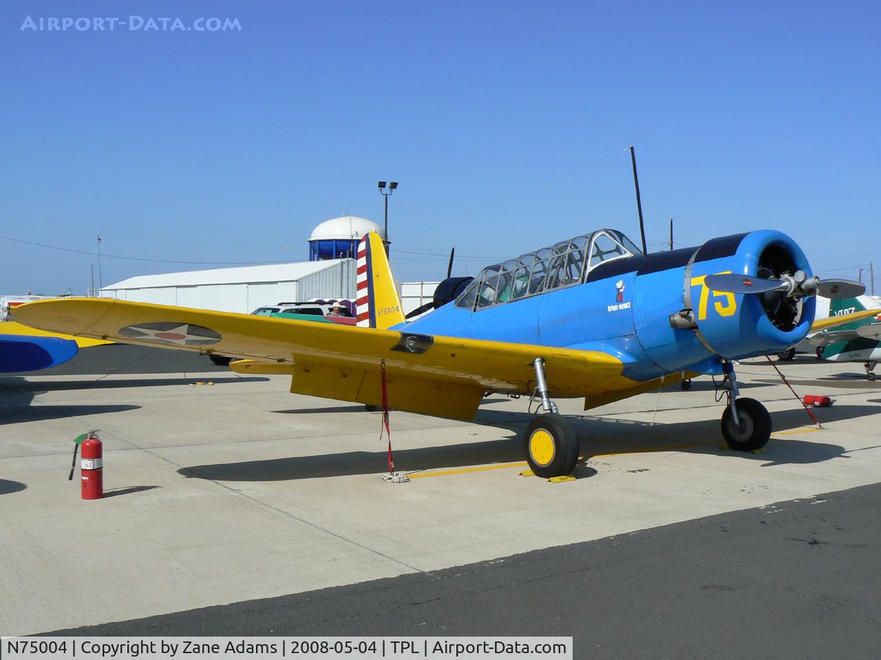 N75004, 1942 Convair BT-15 C/N 6720, At Central Texas Airshow