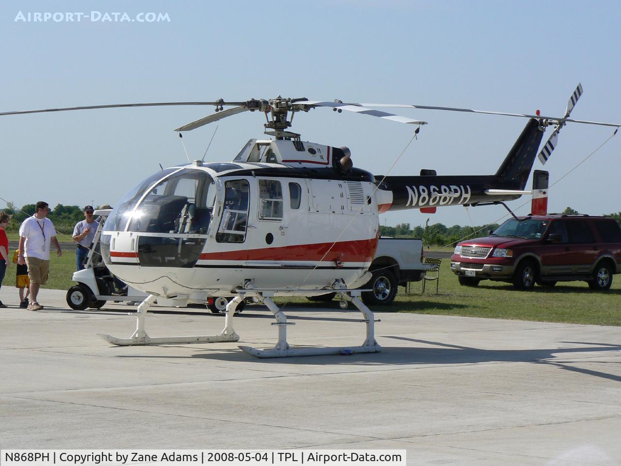 N868PH, 1987 MBB Bo.105C C/N S-668, At Central Texas Airshow