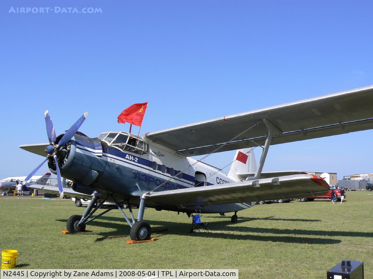 N2445, 1970 Antonov AN-2 C/N 1G11756, At Central Texas Airshow