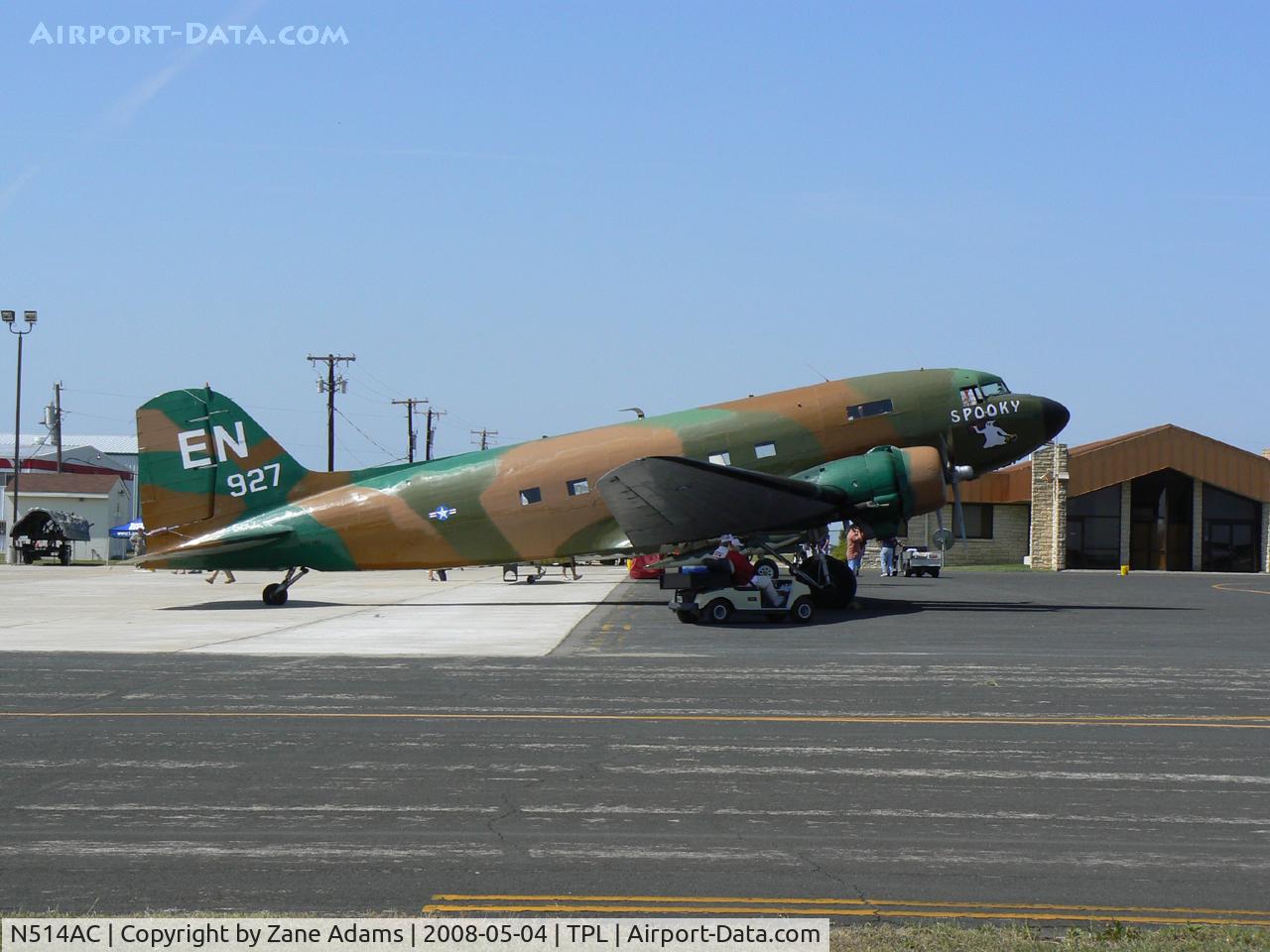 N514AC, 1944 Douglas DC3C (R4D6) C/N 26558, At Central Texas Airshow
