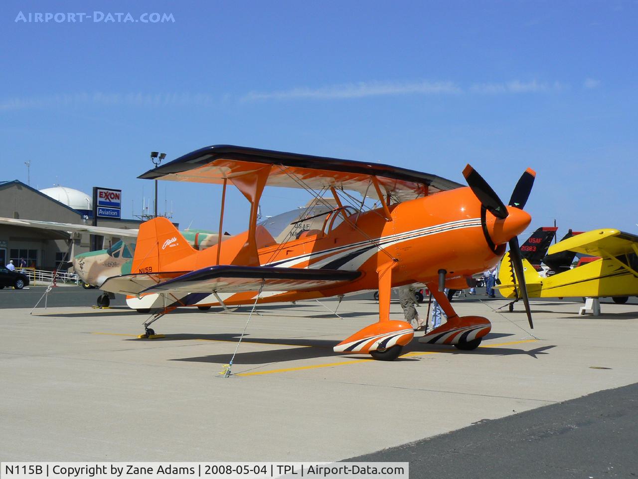 N115B, 2002 Pitts Model 12 C/N 0005, At Central Texas Airshow
