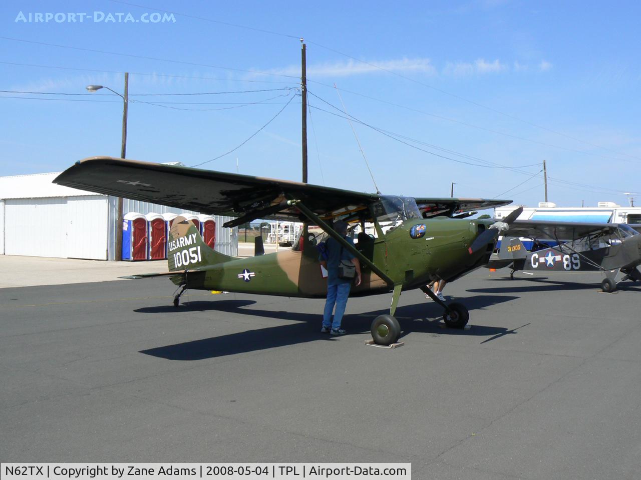 N62TX, 1963 Cessna O-1E Bird Dog C/N 305M-0051, At Central Texas Airshow
