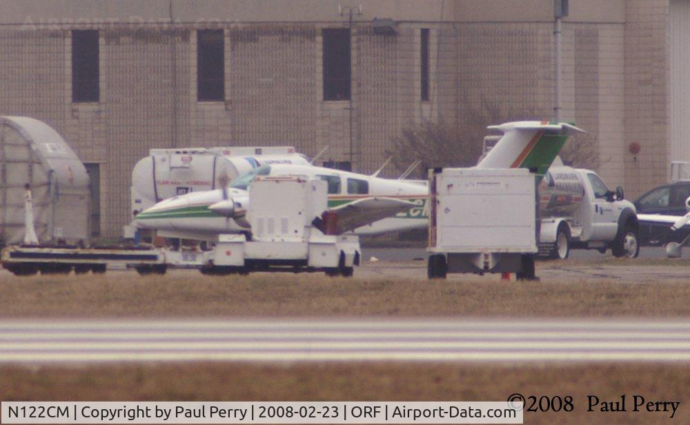 N122CM, 1978 Beech 76 Duchess C/N ME-45, Amongst all the equipment, I spy the source of the current prop-noise