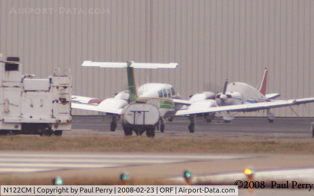N122CM, 1978 Beech 76 Duchess C/N ME-45, Run-up done, back to the parking for her