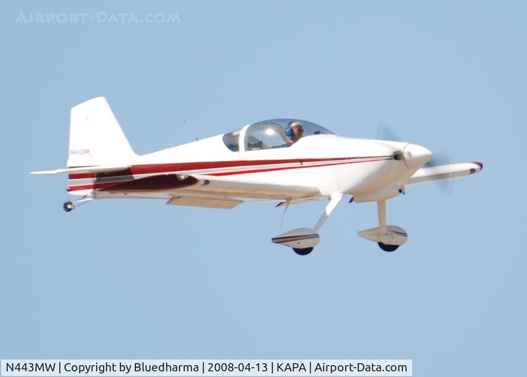 N443MW, 1992 Vans RV-6 C/N 21057, Approach to 35L