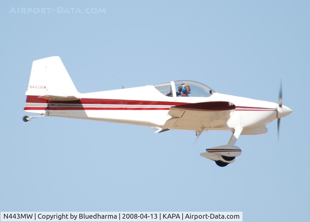 N443MW, 1992 Vans RV-6 C/N 21057, Approach to 35L