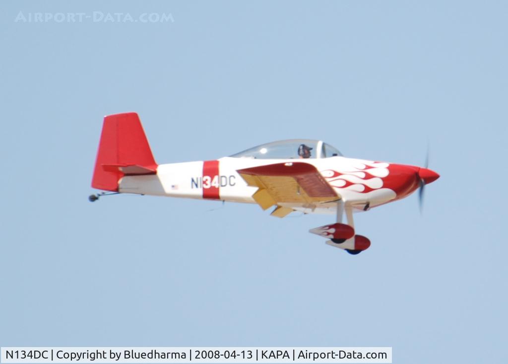 N134DC, 2003 Vans RV-8 C/N 8-1116, On approach to 35L.