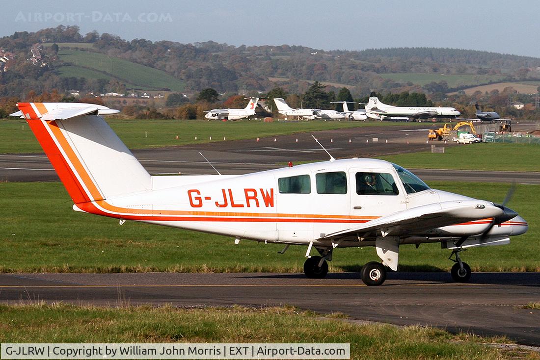 G-JLRW, 1979 Beech 76 Duchess C/N ME-165, Taxiing towards the runway.