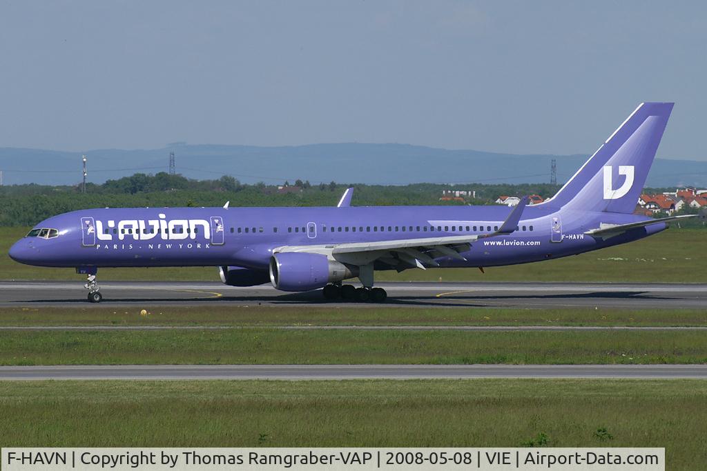 F-HAVN, 1991 Boeing 757-230 C/N 25140, L`Avion Boeing 757-200