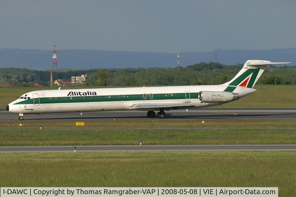 I-DAWC, 1984 McDonnell Douglas MD-82 (DC-9-82) C/N 49198/1142, Alitalia MDD MD80