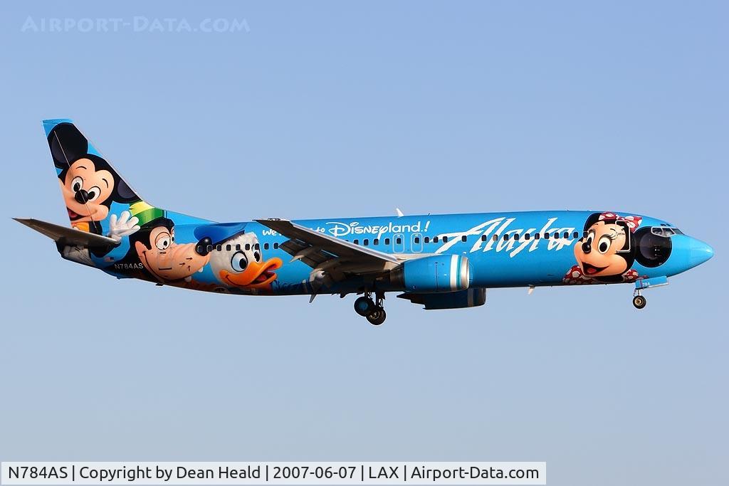 N784AS, 1996 Boeing 737-4Q8 C/N 28199, Alaska Airlines N784AS 