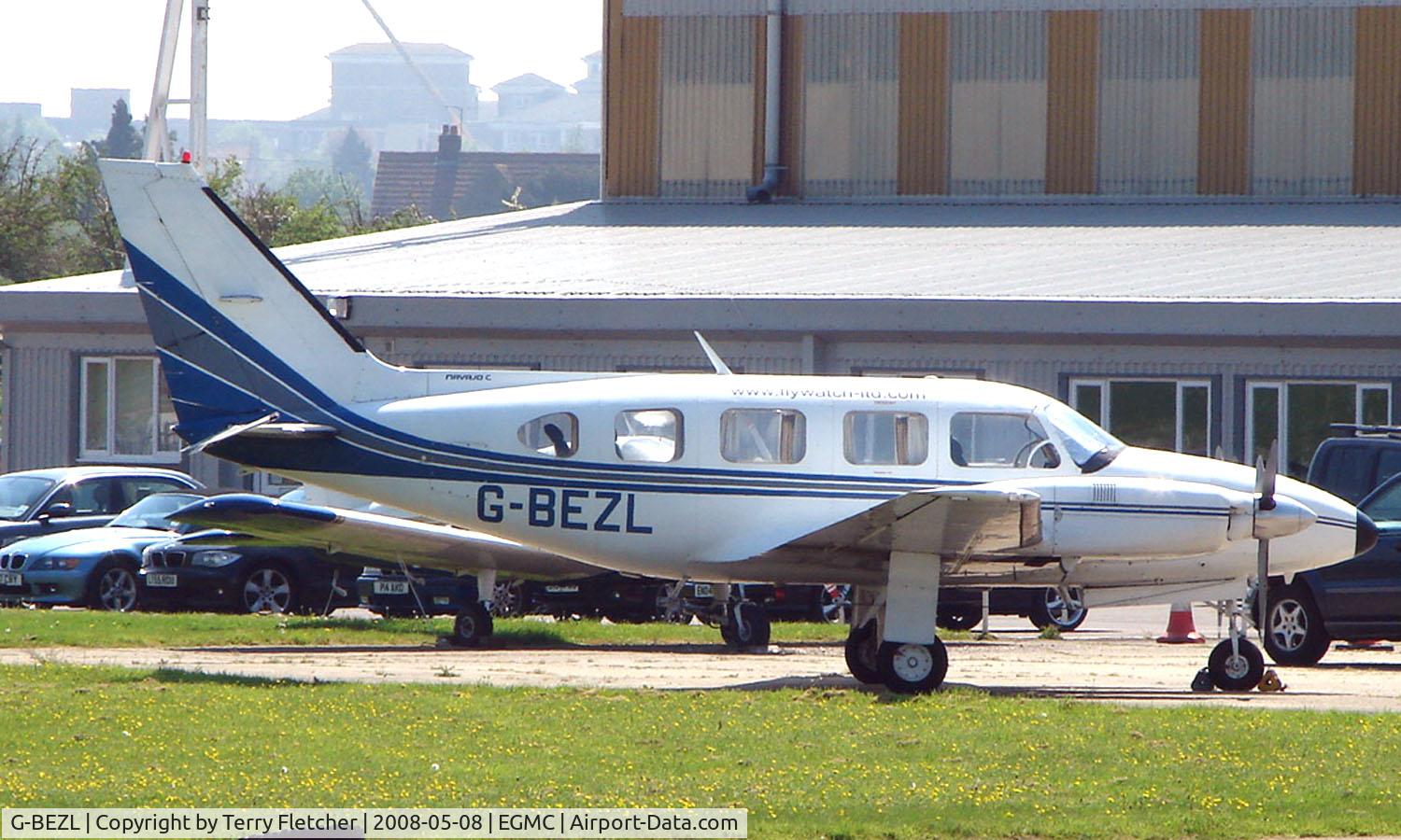 G-BEZL, 1977 Piper PA-31-310 Navajo Navajo C/N 31-7712054, Piper Pa31 , northside at Southend Airport