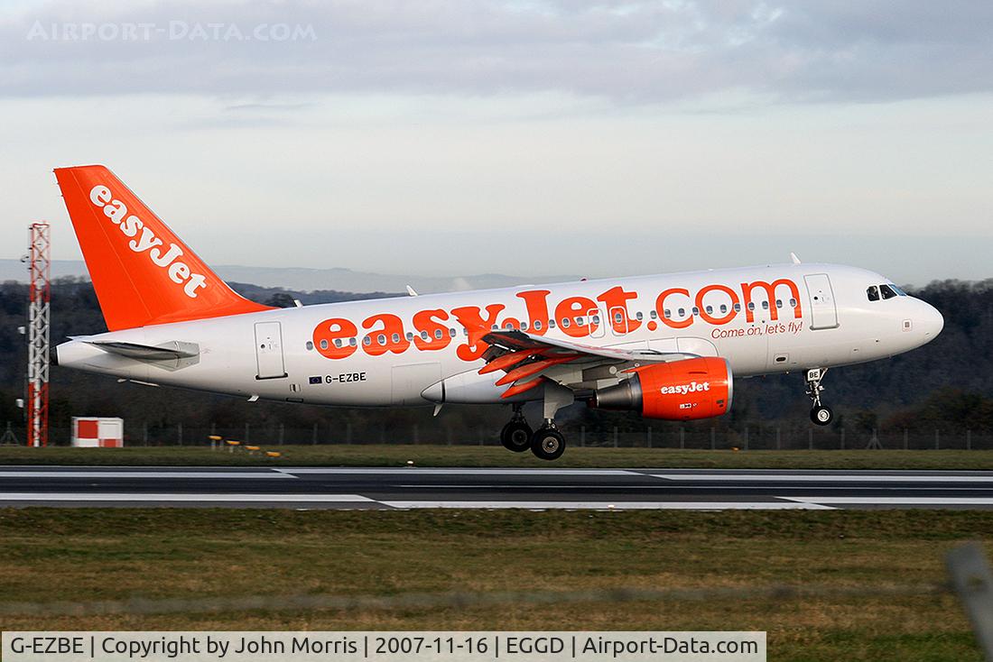 G-EZBE, 2006 Airbus A319-111 C/N 2884, Easyjet A319-111