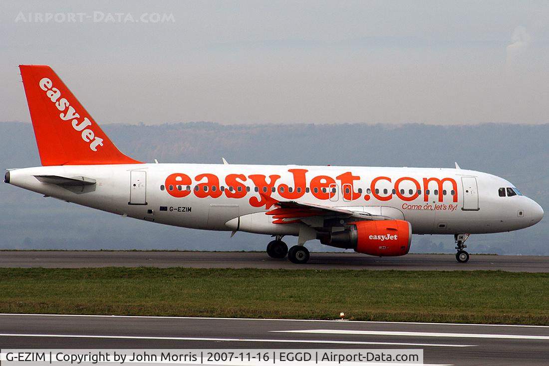 G-EZIM, 2005 Airbus A319-111 C/N 2495, Easyjet A319-111