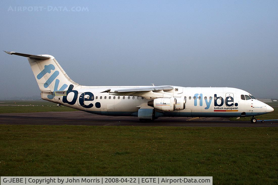G-JEBE, 1991 British Aerospace BAe.146-300 C/N E3206, Flybe BAe 146-300