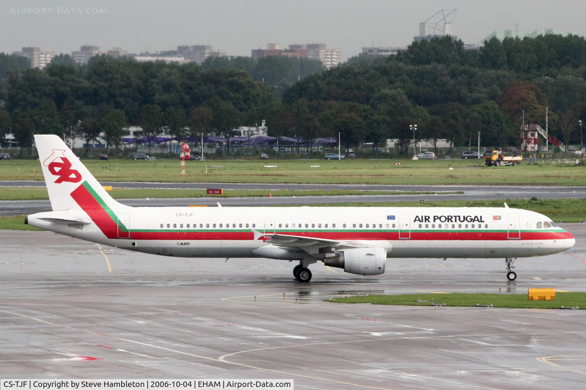 CS-TJF, 2000 Airbus A321-211 C/N 1399, Air Portugal Ted at Amsterdam