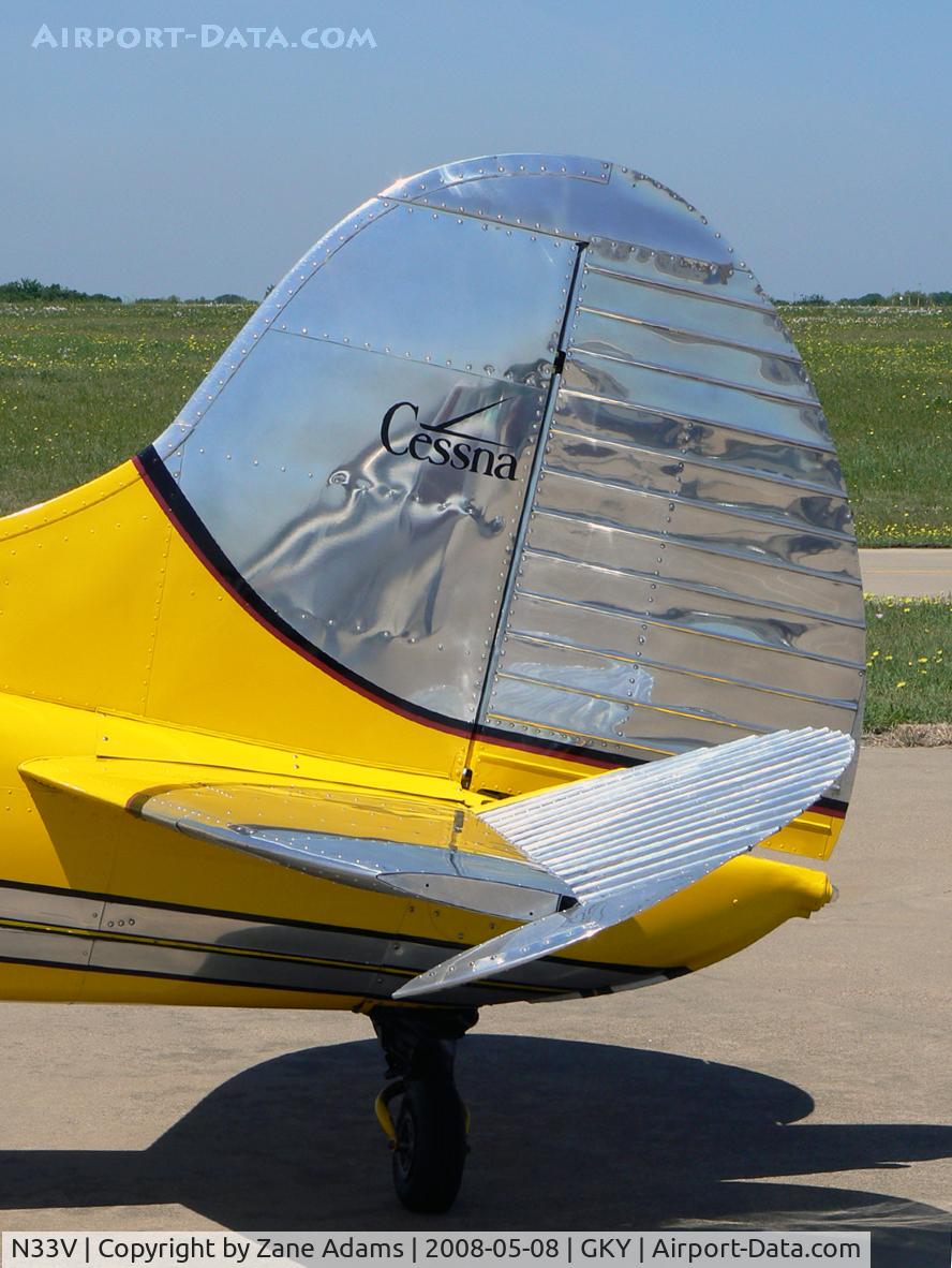 N33V, 1948 Cessna 195 C/N 7240, At Arlington Municipal