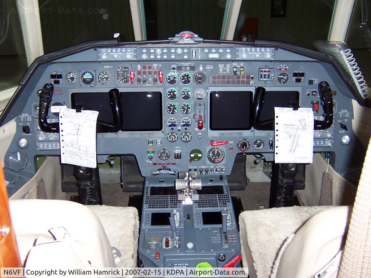 N6VF, 1989 Dassault Falcon (Mystere) 20F C/N 486, Panel of Falcon 20