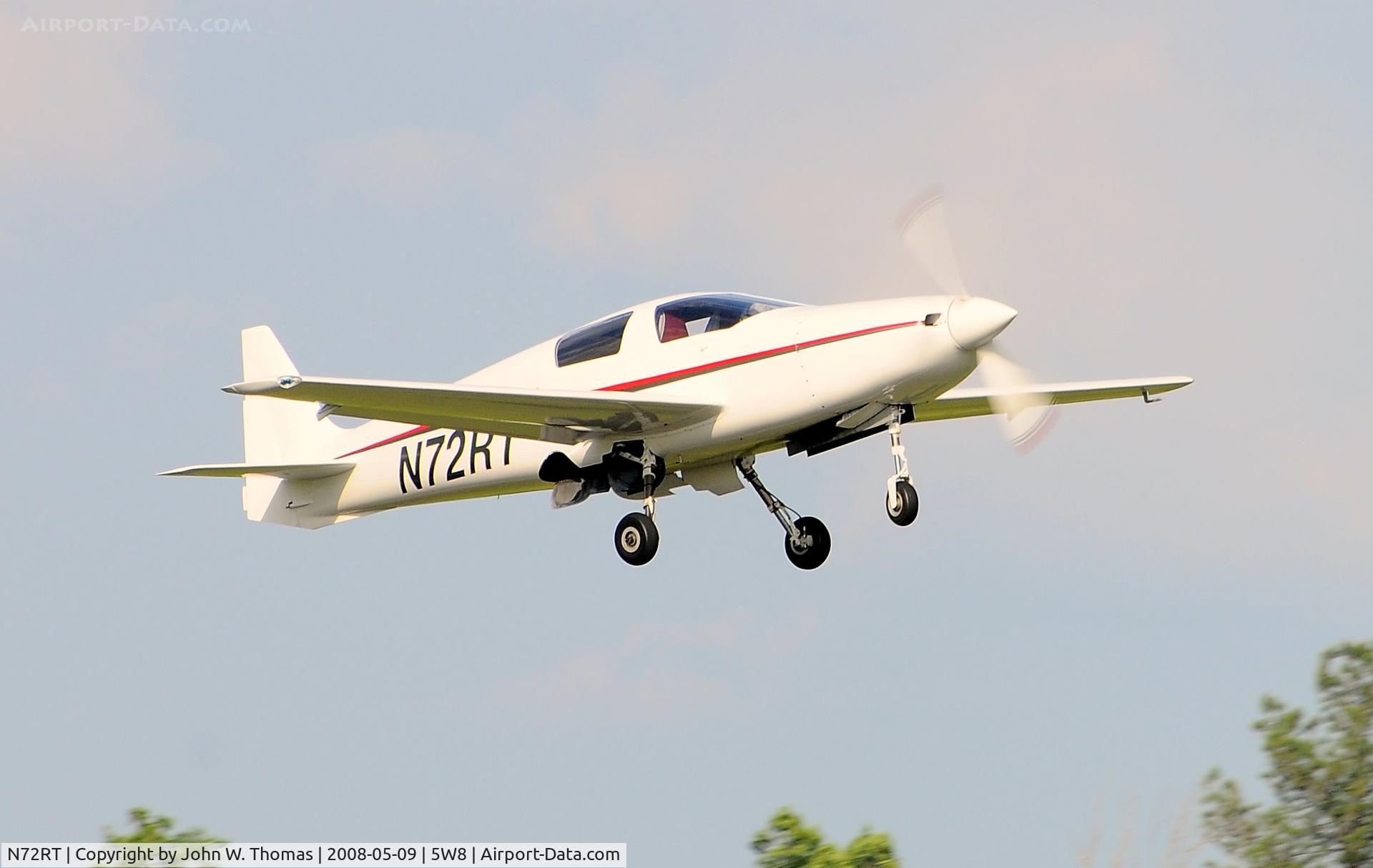N72RT, White Lightning WLAC-1 C/N 79, Departing runway 22