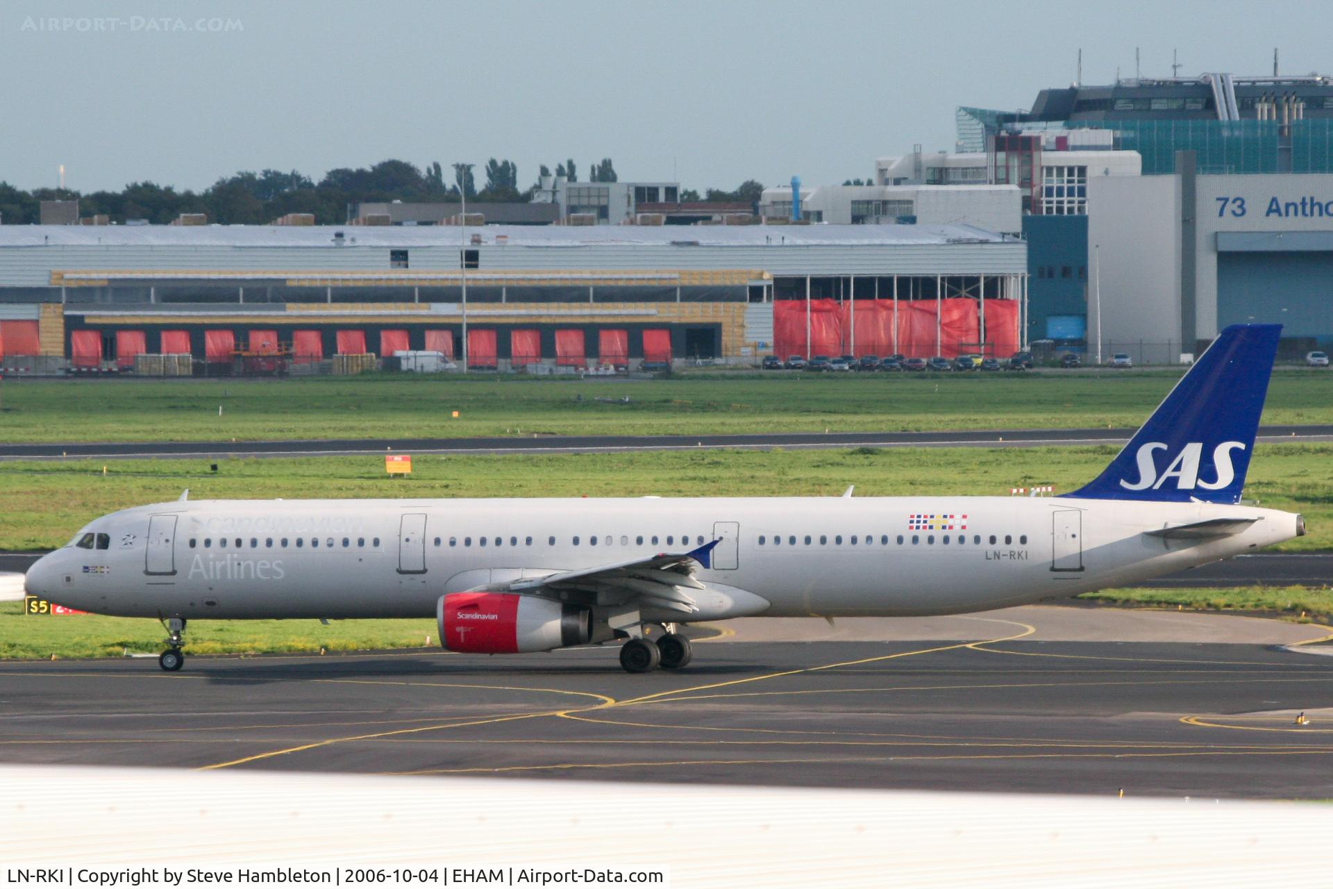 LN-RKI, 2002 Airbus A321-232 C/N 1817, At Amsterdam, Schiphol
