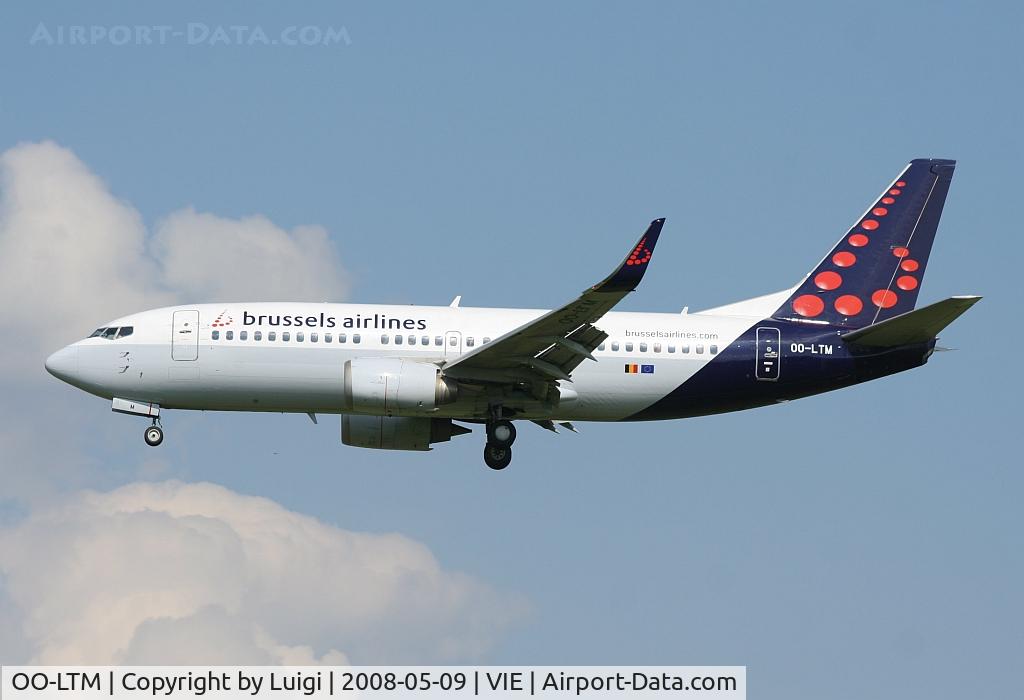 OO-LTM, 1991 Boeing 737-3M8 C/N 25070, SN Brüssel Airlines 737-700