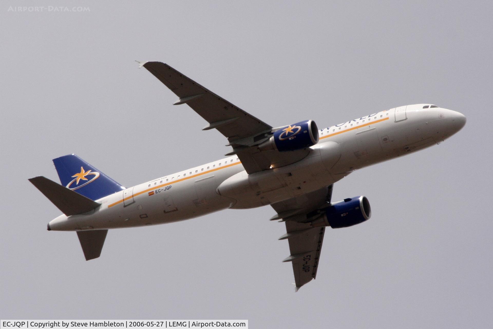 EC-JQP, 2006 Airbus A320-214 C/N 2745, Iberworld A320 11 miles out for Malaga