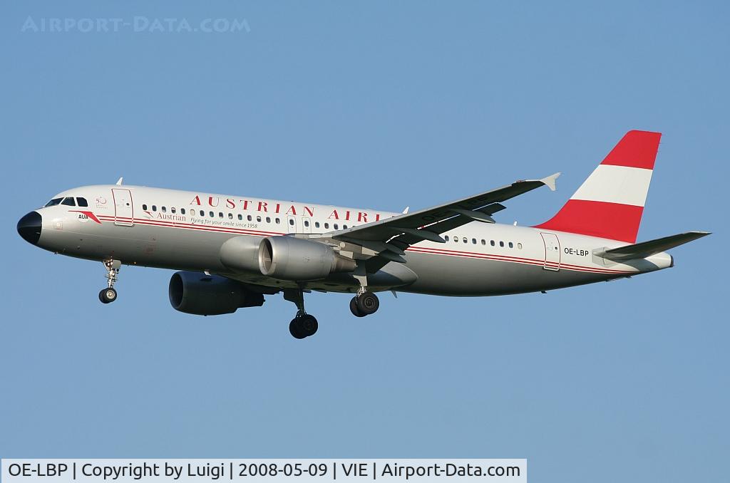 OE-LBP, 1998 Airbus A320-214 C/N 797, Austrian A320