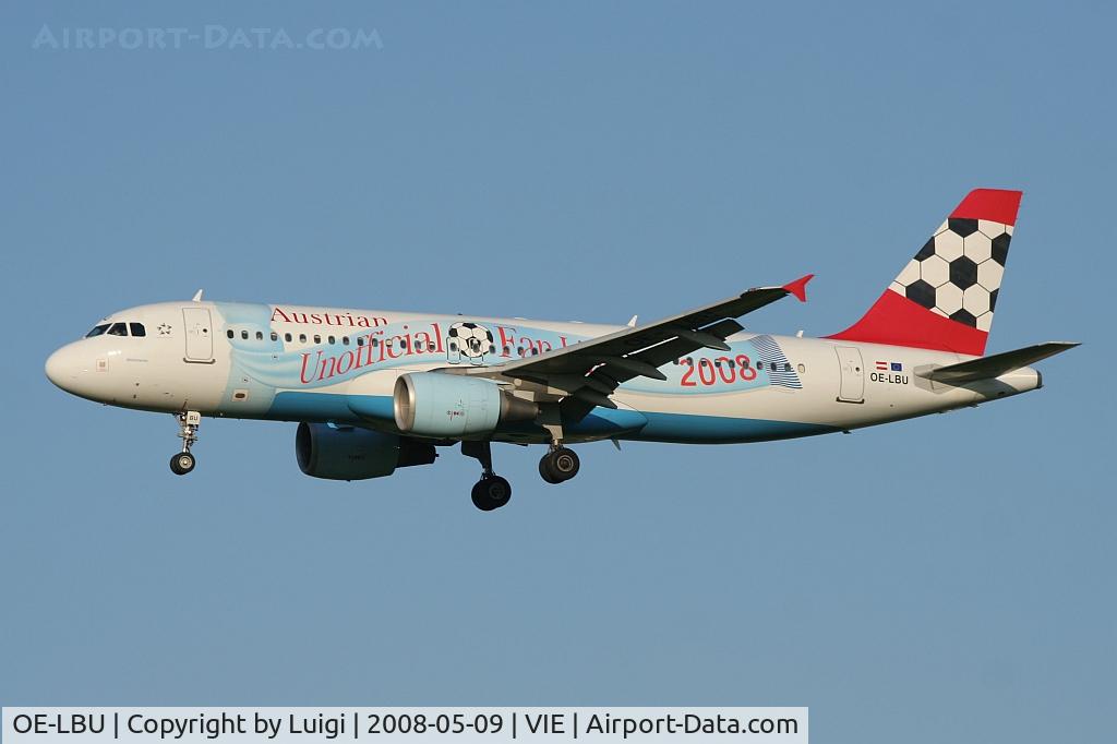 OE-LBU, 2001 Airbus A320-214 C/N 1478, Austrian A320