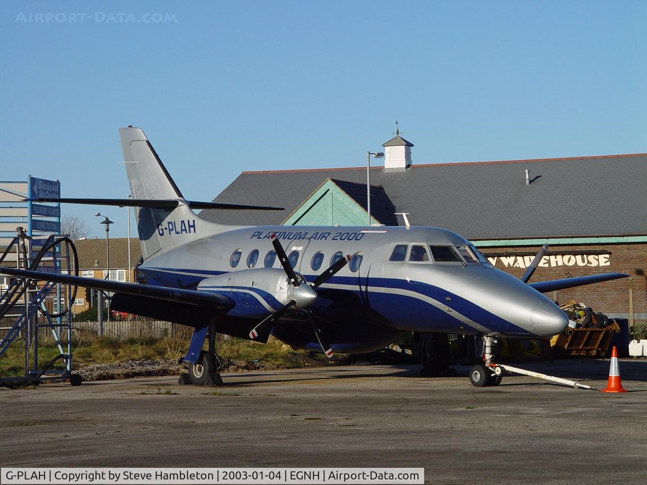 G-PLAH, 1984 British Aerospace BAe-3102 Jetstream 31 C/N 640, At Blackpool