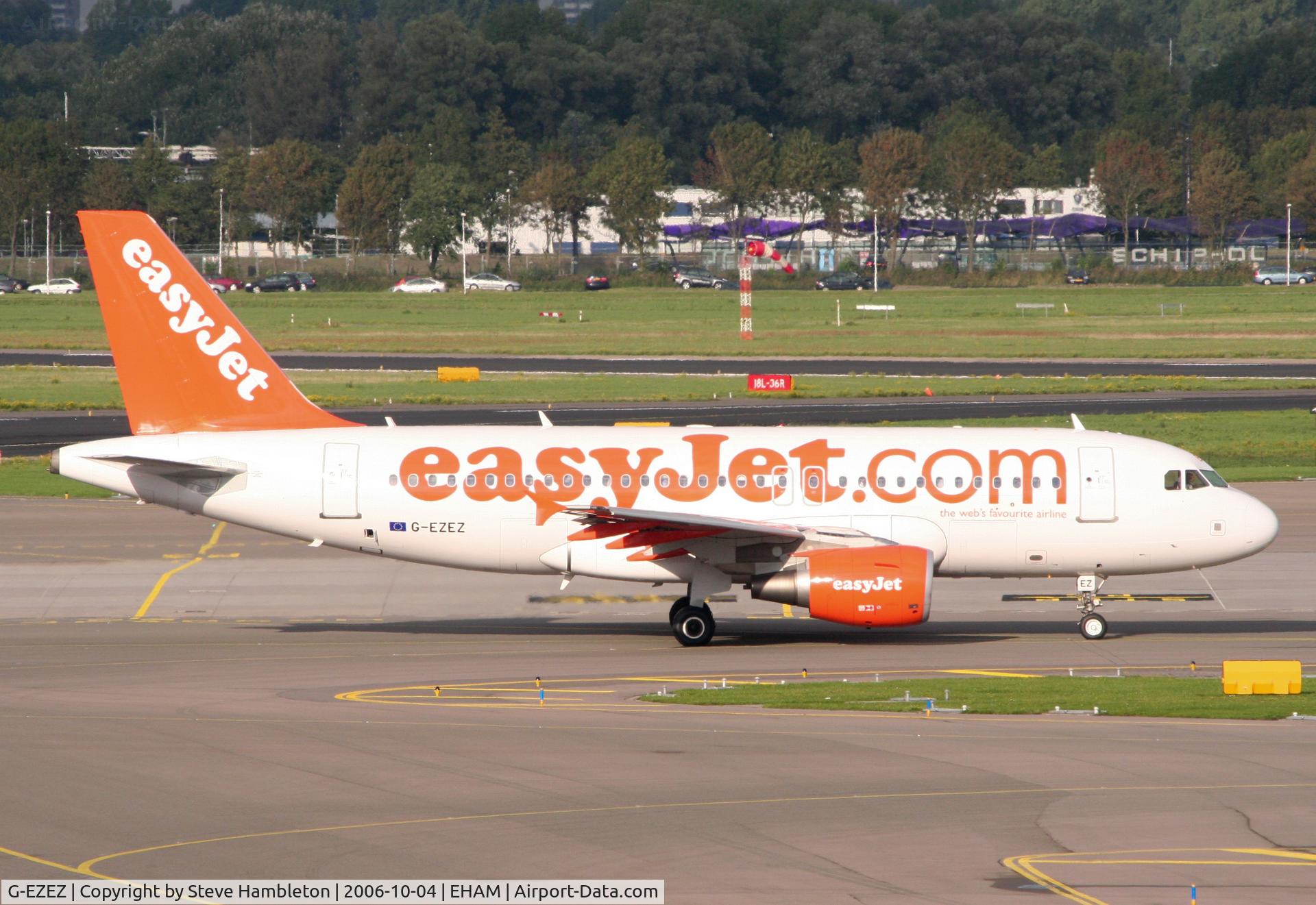 G-EZEZ, 2004 Airbus A319-111 C/N 2360, Easy Jet at Amsterdam