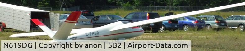 N619DG, 1965 Schempp-Hirth Standard Austria SH1 C/N 69, N619DG on the ground