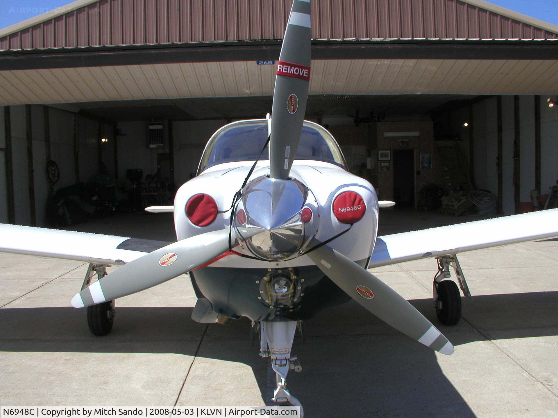 N6948C, Piper PA-28R-201 Cherokee Arrow III C/N 28R-7837177, Parked outside the hangar.