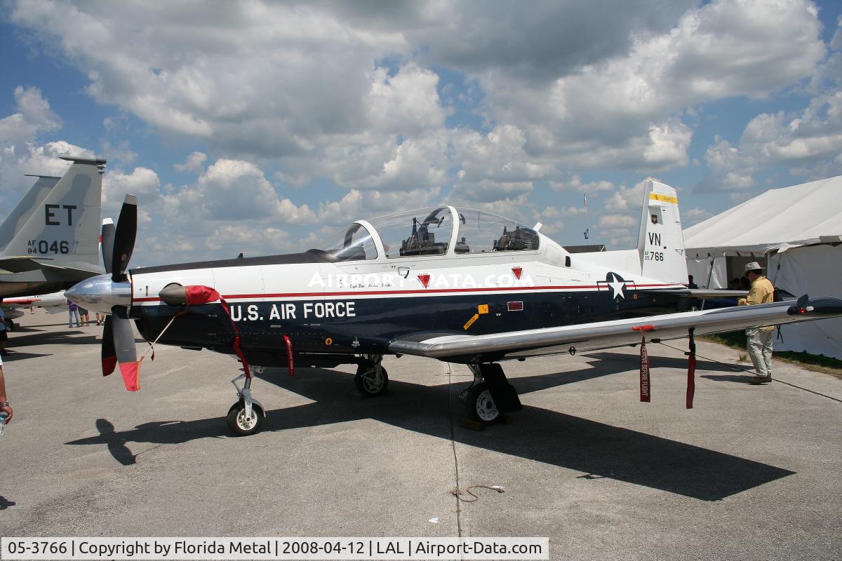 05-3766, 2005 Raytheon T-6A Texan II C/N PT-318, T-6 Texan II
