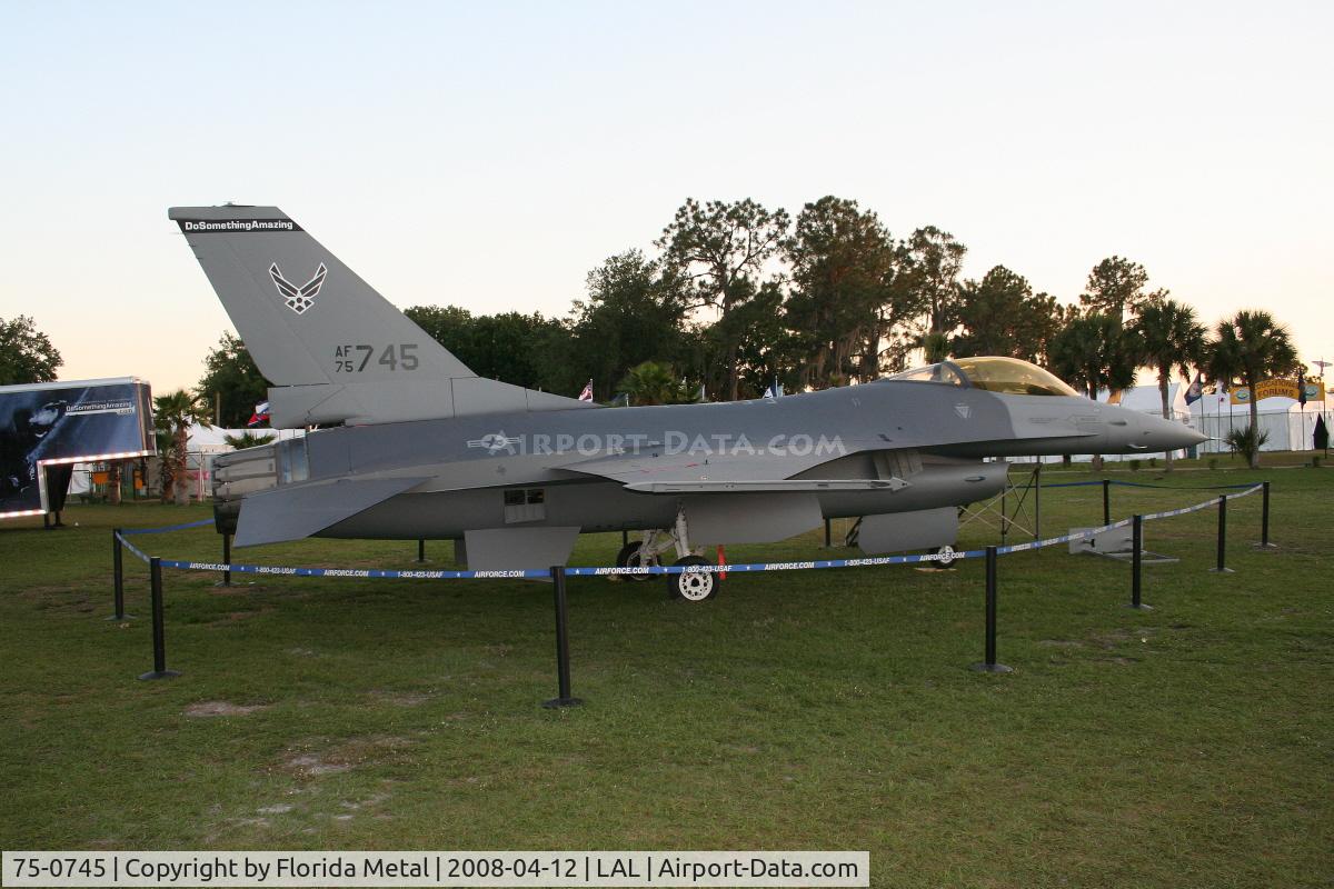 75-0745, 1977 General Dynamics YF-16A Fighting Falcon C/N 61-1, YF-16
