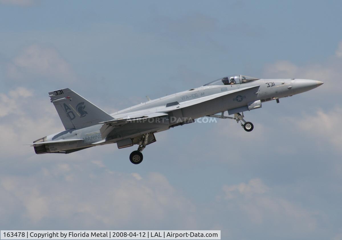 163478, 1988 McDonnell Douglas F/A-18C Hornet C/N 0708, F-18C