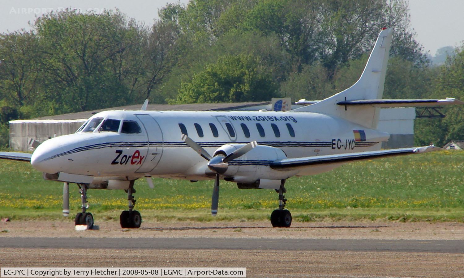 EC-JYC, 1979 Swearingen SA-226TC Metro II C/N TC-303, Zorex Cargo Metro at Southend