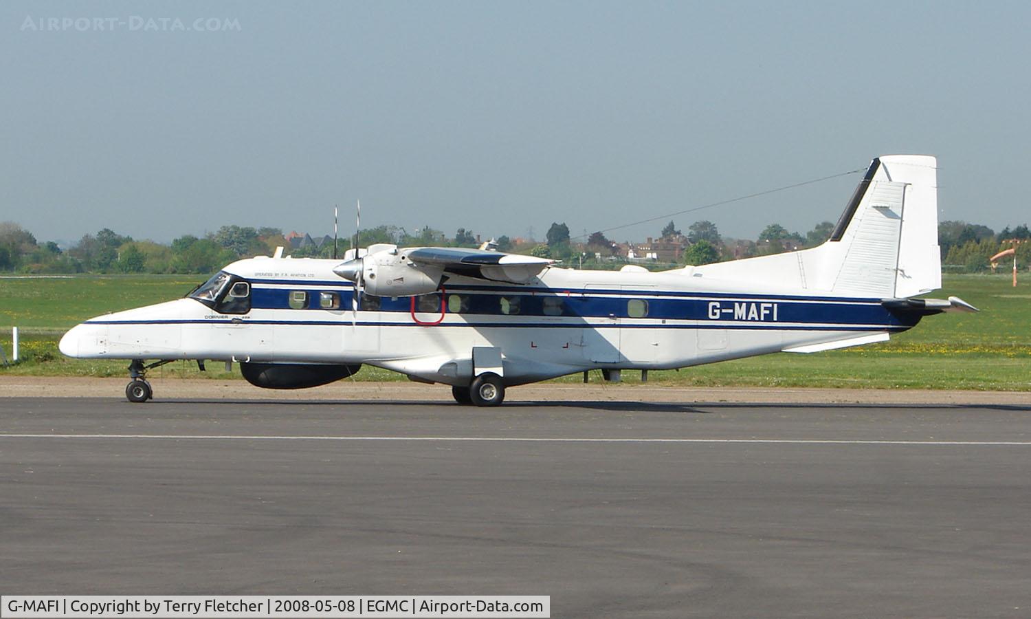 G-MAFI, 1986 Dornier 228-202K C/N 8115, One of two Ministry of Fisheries Do 228 at Southend today